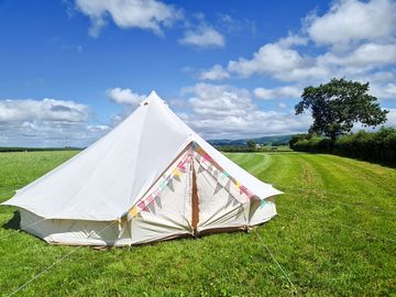 Bell tent exterior