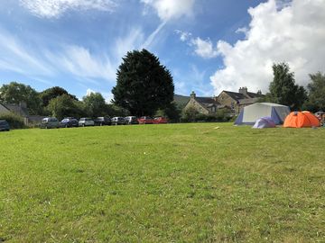 Parking in the top field