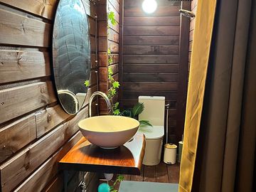 Wash basin in the bathroom