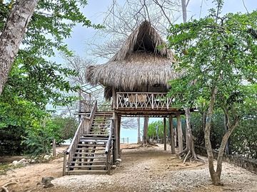 Sheltered communal area