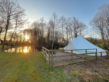 Lakside is our beautiful Glamping spot for the special sunset gazers