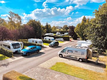 Fully serviced hard standing touring pitches inclusive of electric