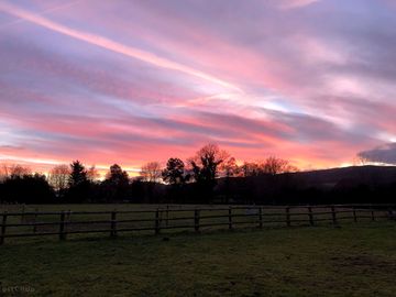 Sunset at the farm