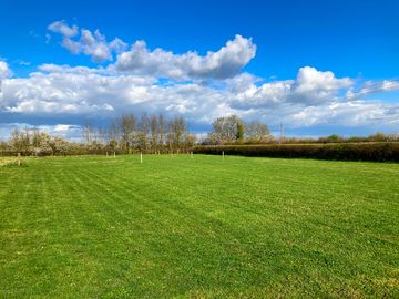 Level camping pitches