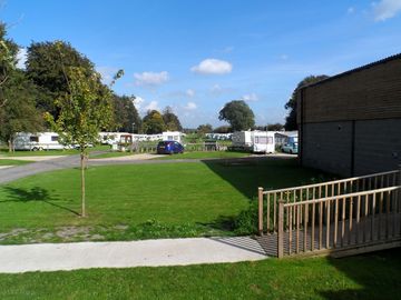 Path to the toilet block