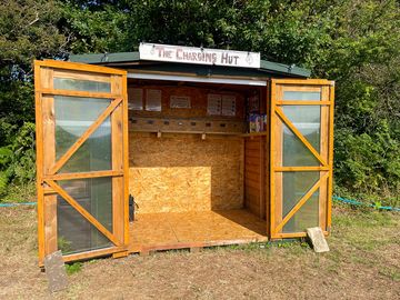 Our charging hut