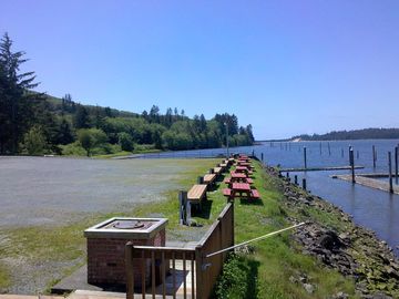 Front rv area with waterside view