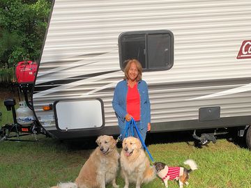Camper and her pups