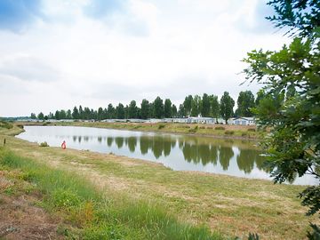 On park lake