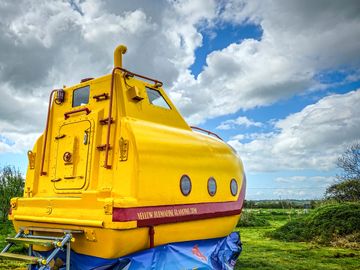 A real-life yellow submarine