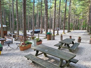 Outdoor eating area