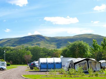 Campsie hills behind the pitches