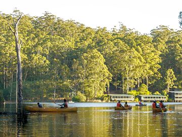 Lake nearby the park