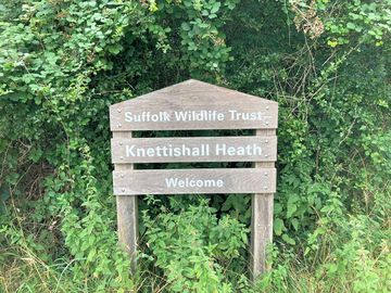 Knettishall heath for walks and swimming