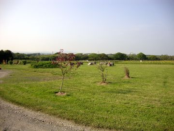Views over bluestone waterpark and oakwood theme park