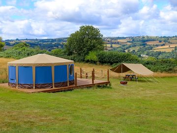 Meadow yurt from outside