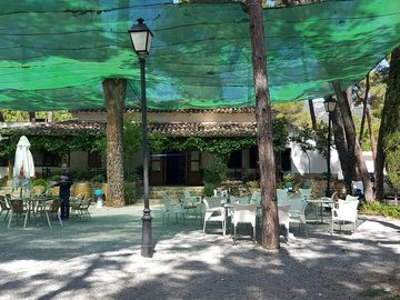The bar terrace
