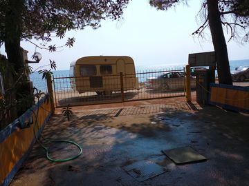 Campervan service area