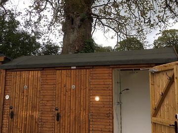 Our showers with lots of hot water