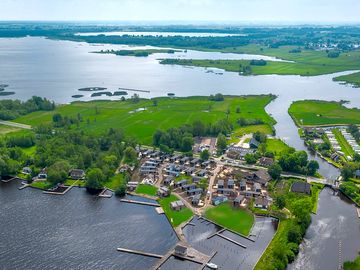 Aerial view of the site