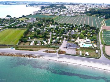 Vue aérienne du camping
