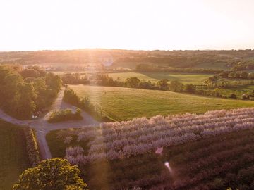 Quarry farm from above