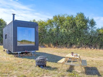 Exterior with firepit and seating