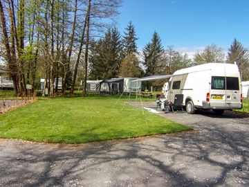 Premium hardstanding and grass pitch