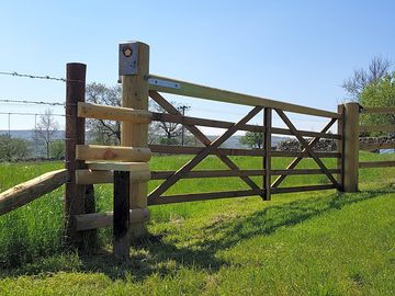 Footpaths around the site