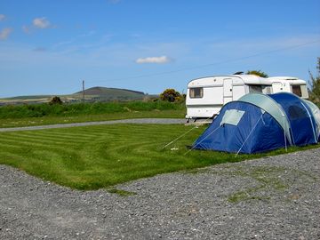 Spacious pitches with great views
