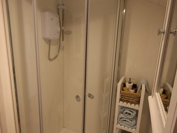 Private Shower in Each Hut