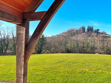 View of the camping area