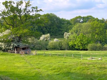 Shelter, fire circle and Wild Pitch 1 and Wild Pitch 2.