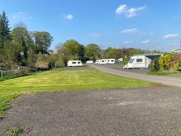 Hard standing and grass pitches