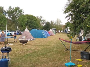 Games for the kids and hammocks for snoozing