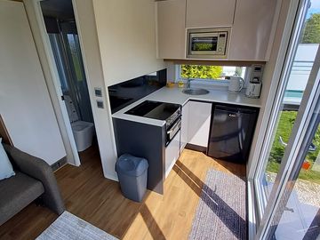 Cooker and fridge
