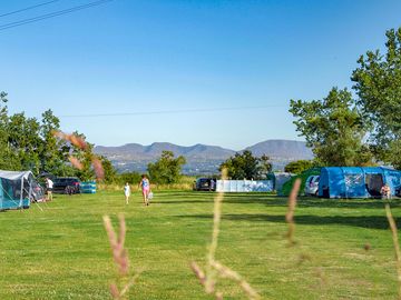 Visitor image of the pitching field and stunning views