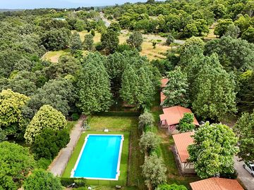 Swimming pool from above