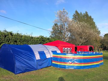 Camp all set up for 3 days 😁