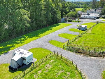 Aerial view of the site
