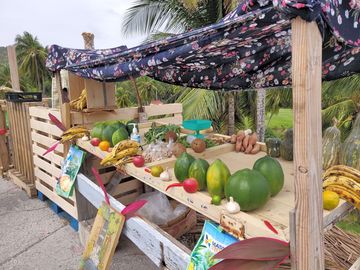 Fruit stall nearby