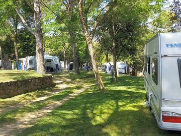 Shaded grass pitches