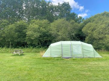 Rental tent exterior