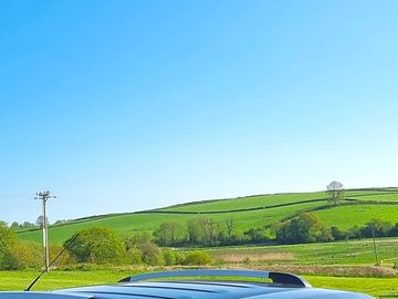View from the caravan, what a beautiful sight to wake up to