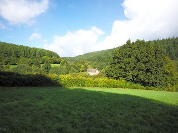 Looking down to the old mill