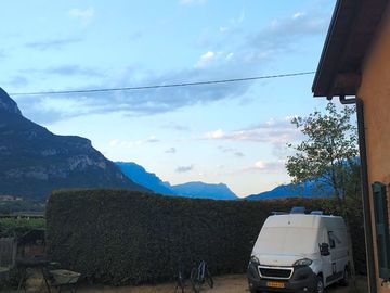 Secluded tourer pitch