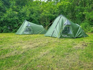 Set up camp in a great spot next to a good friend that we both met up from 2 different locations.