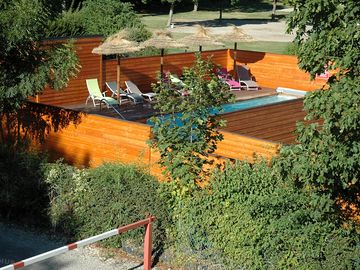 Secluded swimming pool
