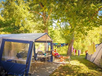 Pitches under the trees
