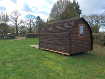 Easy access to the pod, with car parking alongside